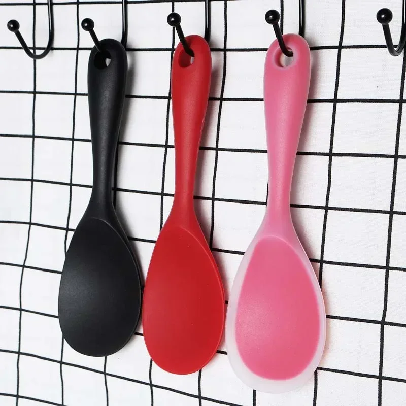 교수형 실리콘 쌀 숟가락 주방 국자 비 스틱 냄비 전기 - Kitchen Gadgets On Sale 리뷰 및 가격