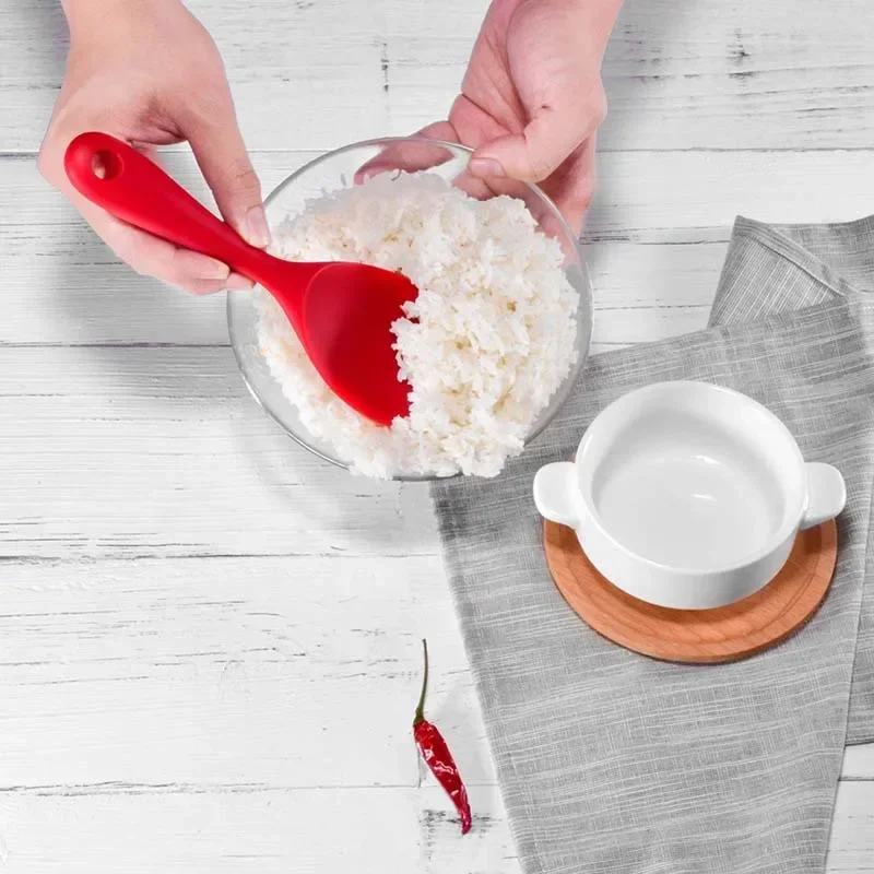 교수형 실리콘 쌀 숟가락 주방 국자 비 스틱 냄비 전기 - Kitchen Gadgets On Sale 리뷰 및 가격