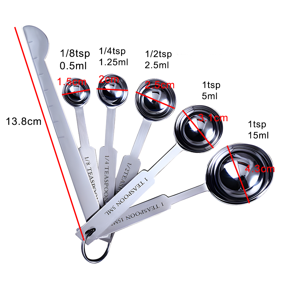 쌓을 수있는 측정 컵과 숟가락 세트 베이킹 도구 스테인 - Kitchen Gadgets Oxo 리뷰 및 가격