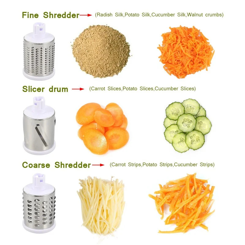 수동 회전식 치즈 강판, 야채 커터, 감자 슬라이서,  - Household Kitchen Gadgets Vegetable Cutter Silk Cutter 리뷰 및 가격