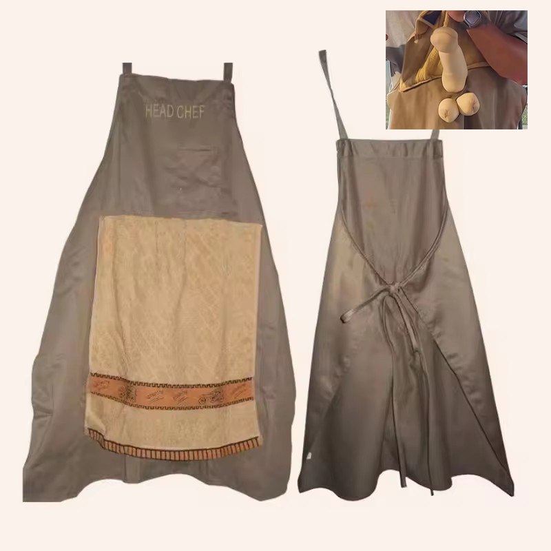 새로운 셰프들 장난용 앞치마, 포켓이 있는 창의적인 장 - Kitchen Gadgets For Women 리뷰 및 가격