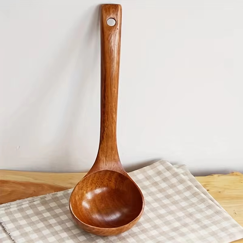 붙지 않는 나무 요리 숟가락 1개, 주방용 매일 고체  - Kitchen Gadgets On Sale 리뷰 및 가격