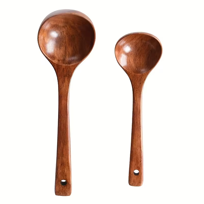 붙지 않는 나무 요리 숟가락 1개, 주방용 매일 고체  - Kitchen Gadgets On Sale 리뷰 및 가격