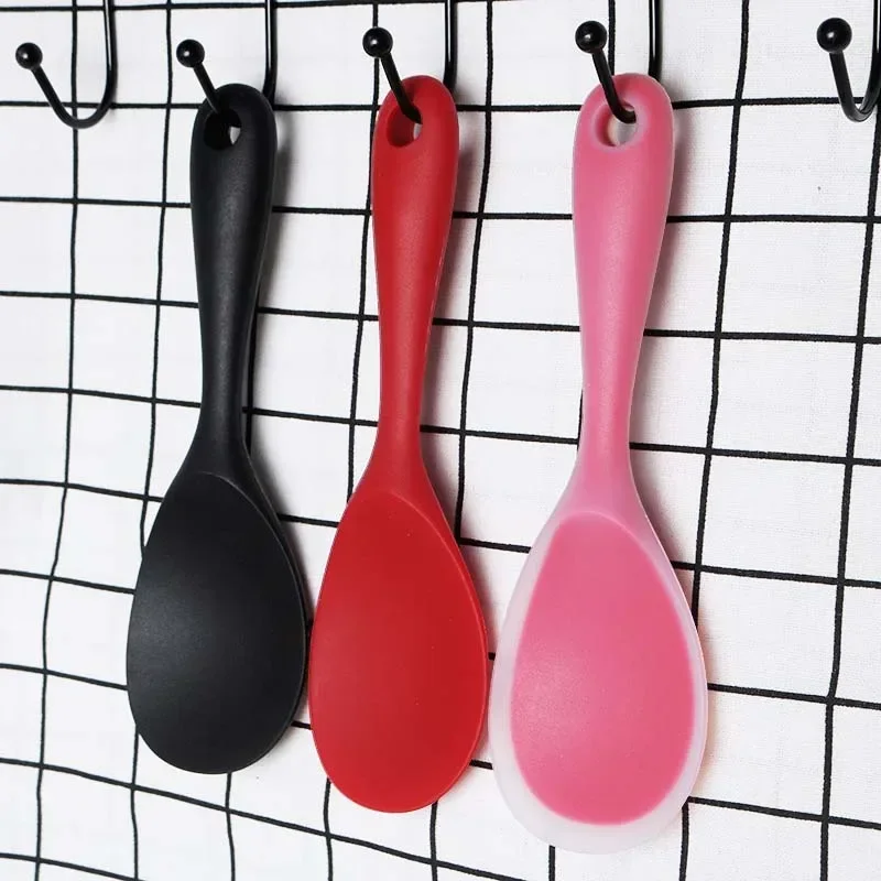 교수형 실리콘 쌀 숟가락 주방 국자 비 스틱 냄비 전기 - Kitchen Gadgets On Sale 리뷰 및 가격