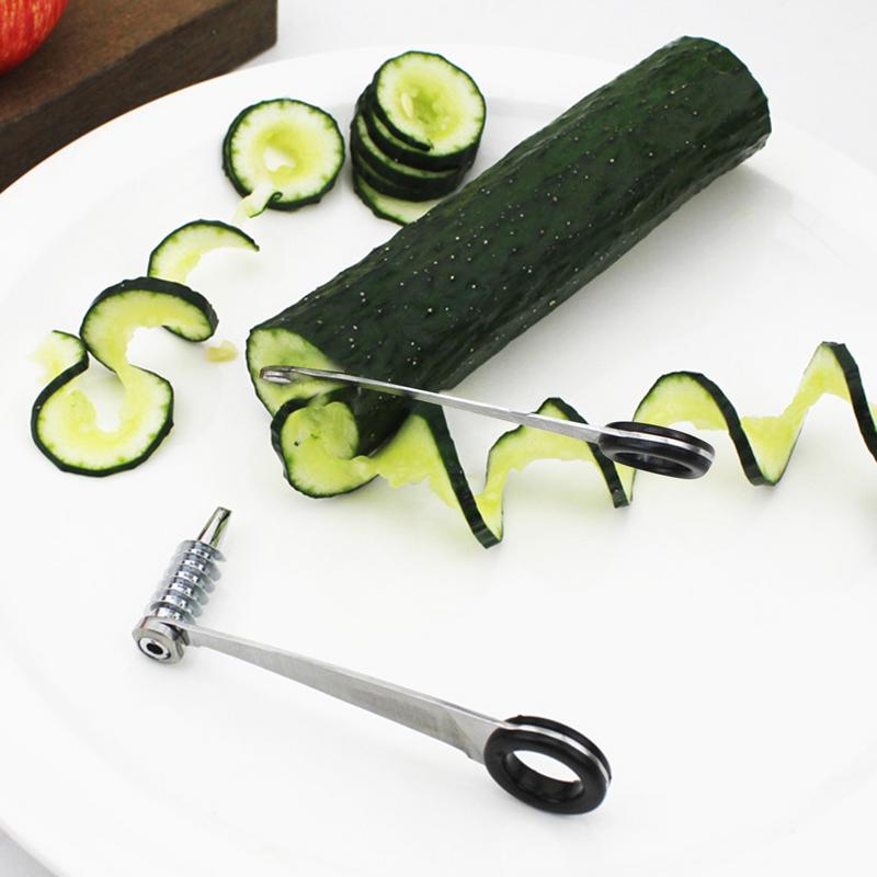 나선형 슬라이서 블레이드 오이 당근 감자 야채 나선형  - Household Kitchen Gadgets Vegetable Cutter Silk Cutter 리뷰 및 가격