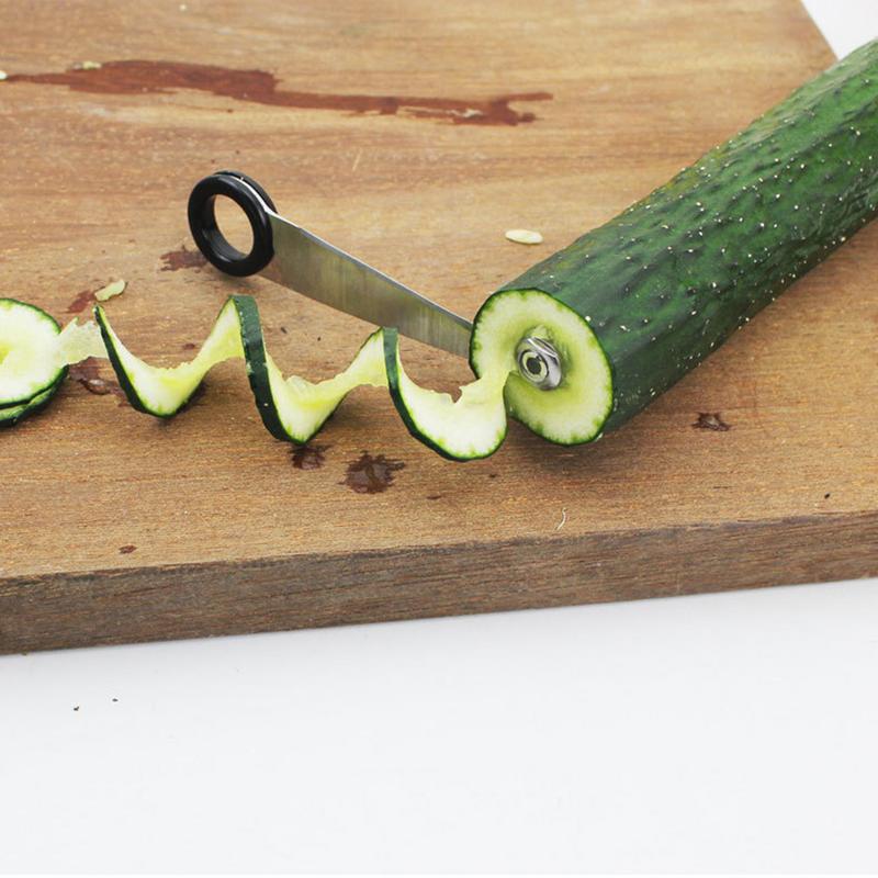 나선형 슬라이서 블레이드 오이 당근 감자 야채 나선형  - Household Kitchen Gadgets Vegetable Cutter Silk Cutter 리뷰 및 가격