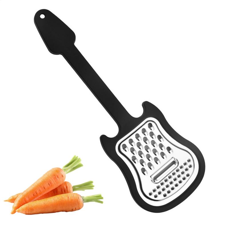 기타 모양 치즈 강판 다목적 스테인레스 스틸 야채 Ze - Household Kitchen Gadgets Vegetable Cutter Silk Cutter 리뷰 및 가격