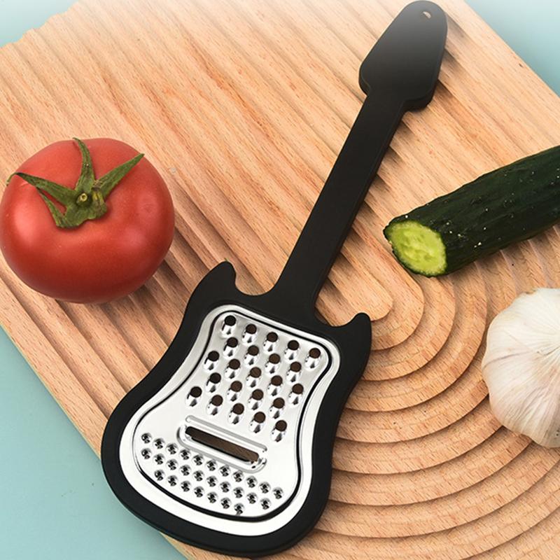 기타 모양 치즈 강판 다목적 스테인레스 스틸 야채 Ze - Household Kitchen Gadgets Vegetable Cutter Silk Cutter 리뷰 및 가격